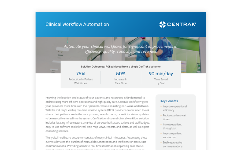 Clinical Workflow Automation 800x500